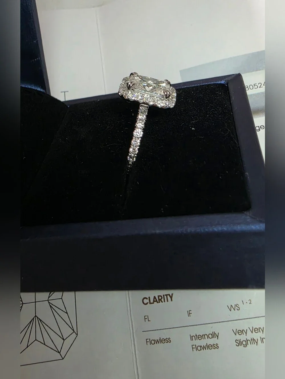 New 3.5ct Outstanding IGI Certified Lab Grown Diamond, 14k White Gold